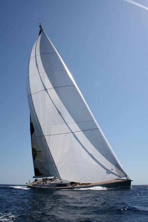 Wally 107Kenora with custom ICE sails - Photo: Fiona Bruce Doyle Palma © SW